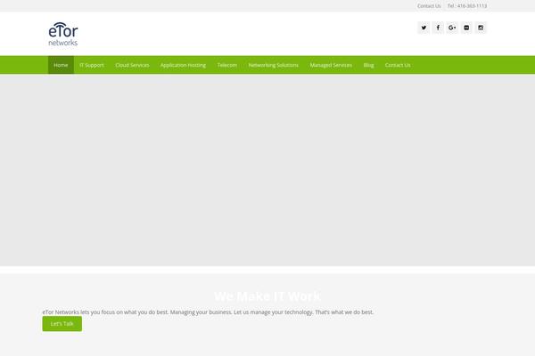 Alterna-child theme site design template sample