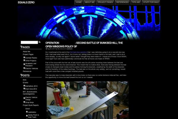 Coral Dark theme site design template sample