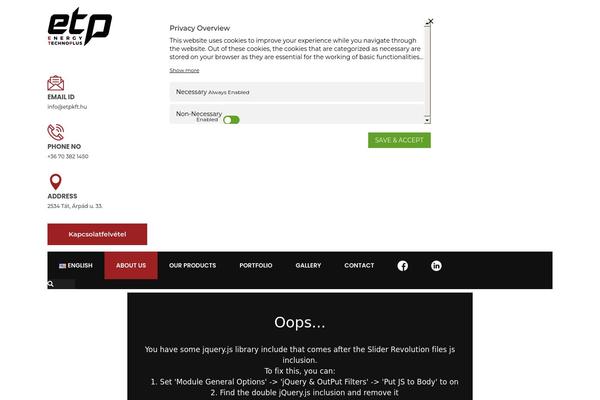 Site using The_ronby_extensions plugin