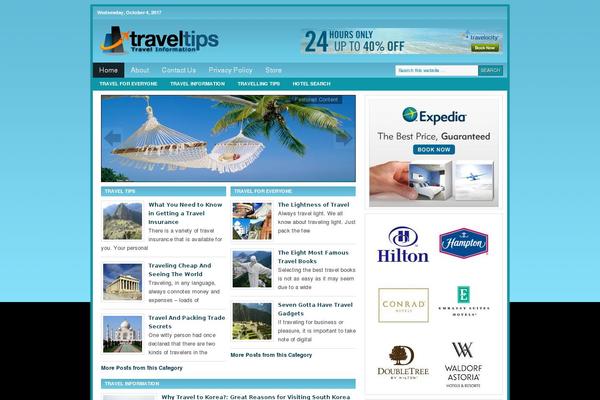 Site using Travelpayouts: Flights & Hotels Travel Search plugin