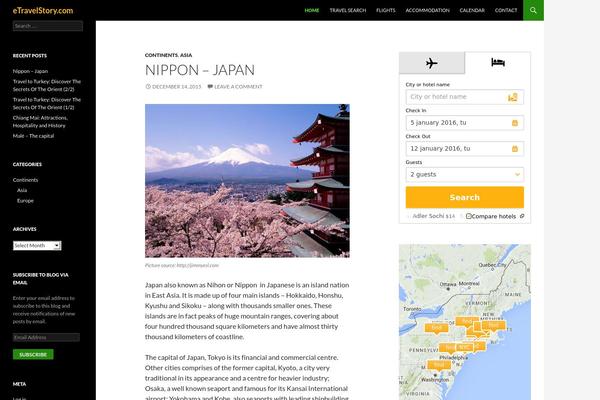 Site using Travelpayouts: Flights & Hotels Travel Search plugin