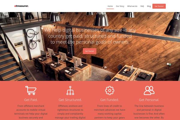 Evolux theme site design template sample