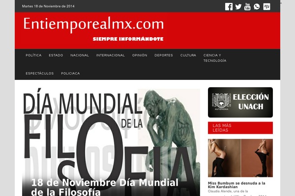 Noticia theme site design template sample