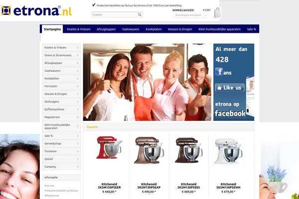 etrona.nl site used Billpay