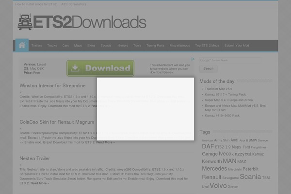 Ad-mania theme site design template sample