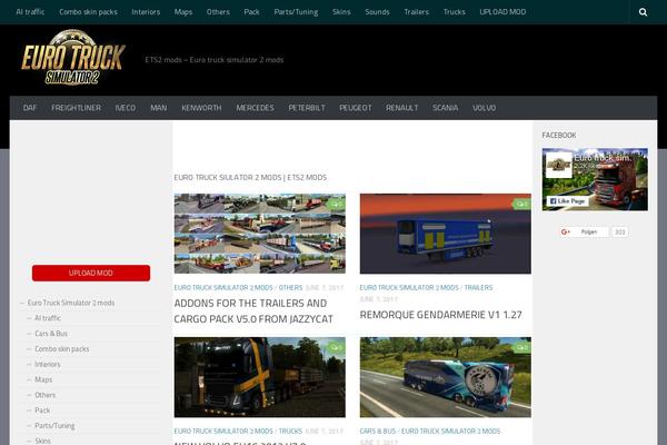 Hueman theme site design template sample