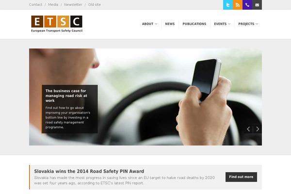 Site using TablePress plugin