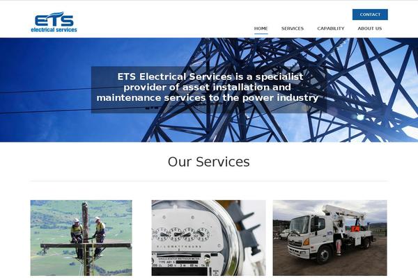 Site using Parallax Scroll plugin
