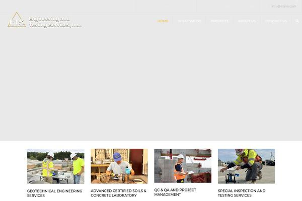 Constructo theme site design template sample