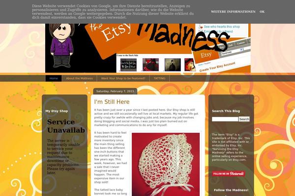 Serenity theme site design template sample