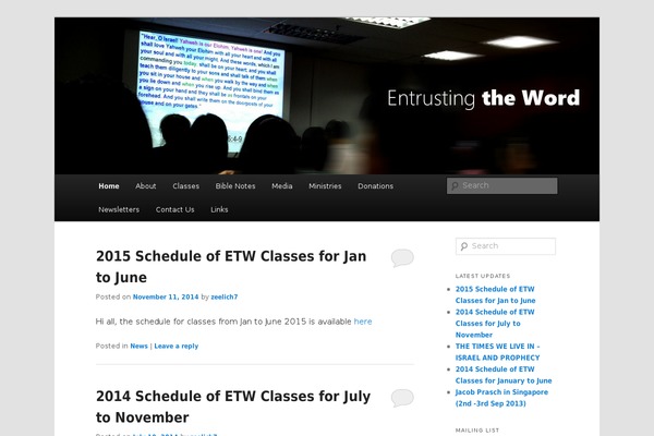 Twenty Eleven theme site design template sample