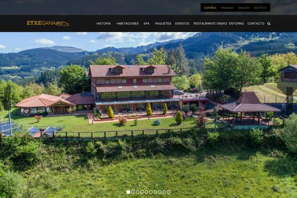 Leisure theme site design template sample