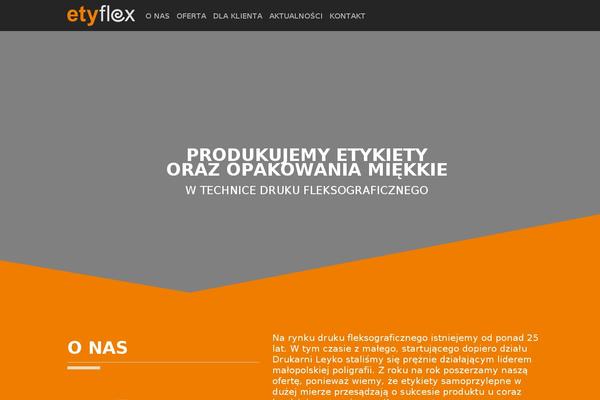 etyflex.pl site used Etyflex