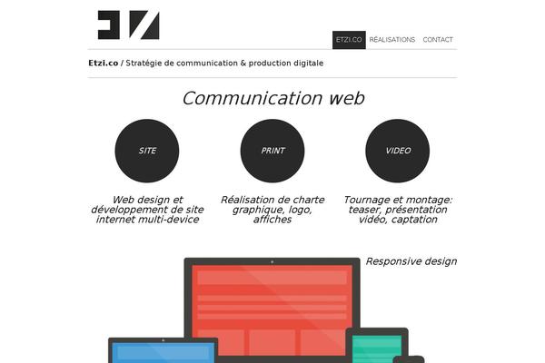 Minimum theme site design template sample