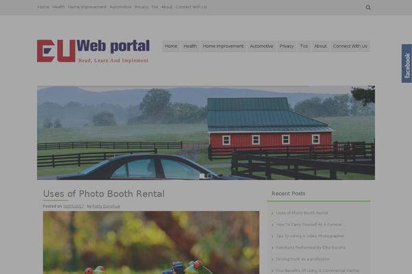 Aldehyde theme site design template sample