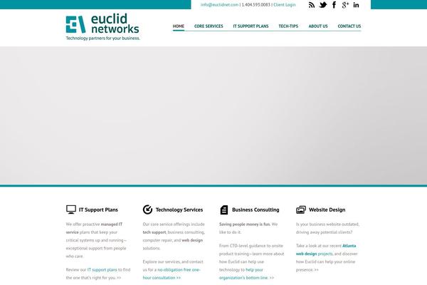 Vanguard theme site design template sample