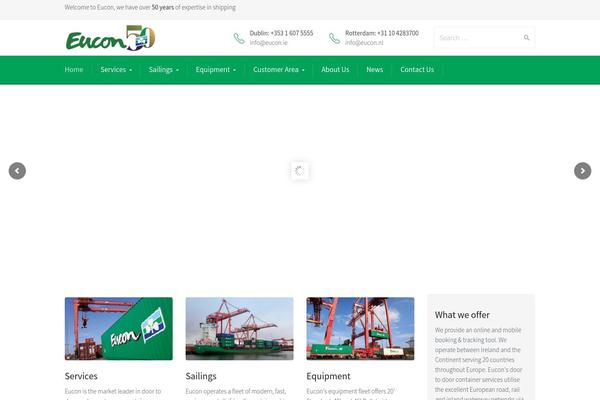 Broker theme site design template sample