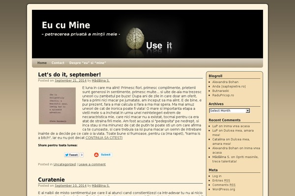 The Box theme site design template sample