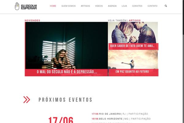 Site using Eventer plugin