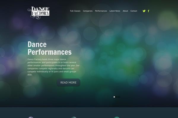 Fusion theme site design template sample