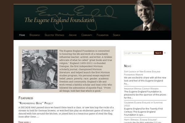 eugeneengland.org site used Striking