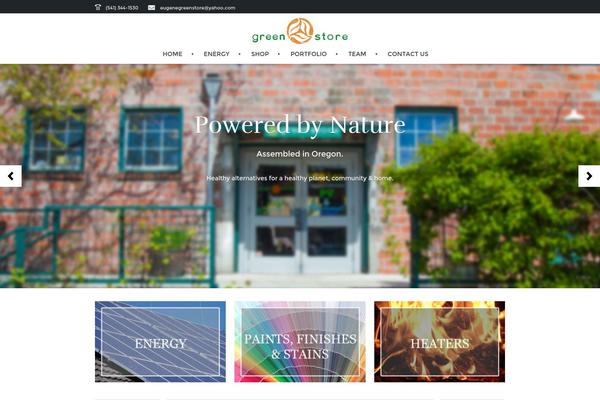Store theme site design template sample