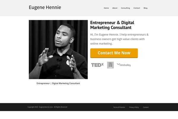 Point theme site design template sample