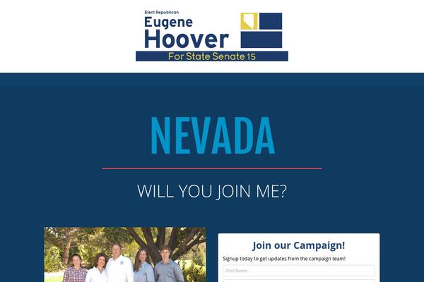eugenehoover.com site used Legislator