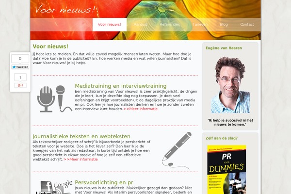 Site using Easy Social Icons plugin