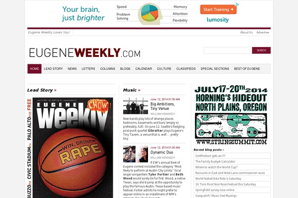 eugeneweekly.com site used Soup2nuts