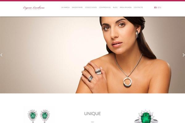eugeniolumbreras.com site used Jewelrica-wp