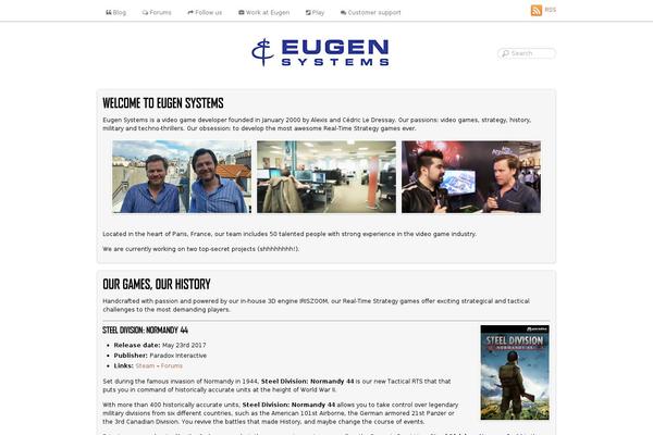 Eldritch theme site design template sample