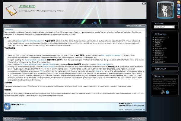 Inanis Glass theme site design template sample