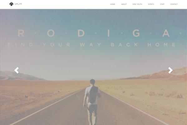 Uplift theme site design template sample