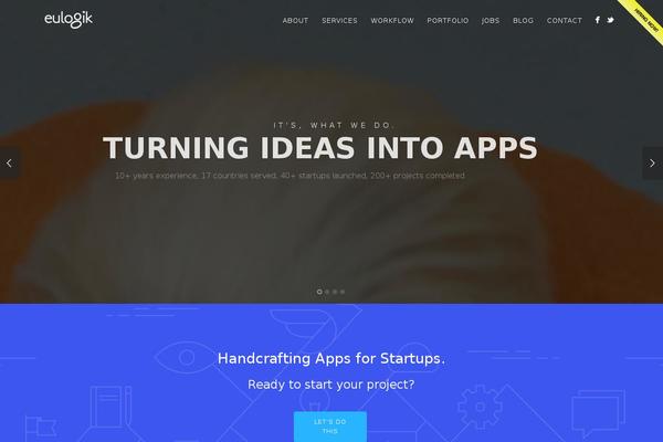Story theme site design template sample