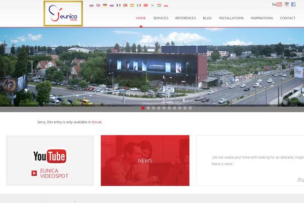 Blueweb theme site design template sample