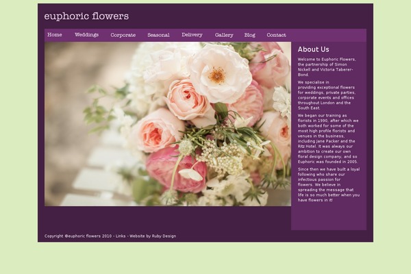 euphoricflowers.co.uk site used Euphoric