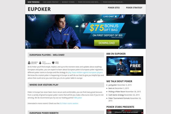 Point theme site design template sample