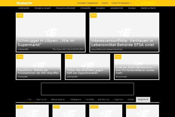 Euractiv theme site design template sample