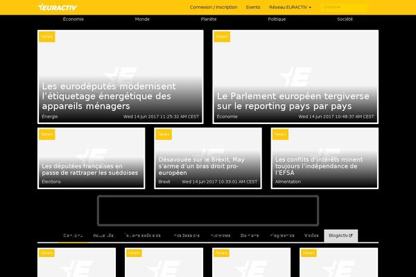 euractiv.fr site used Euractiv
