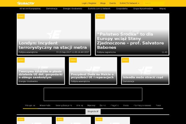 Euractiv theme site design template sample