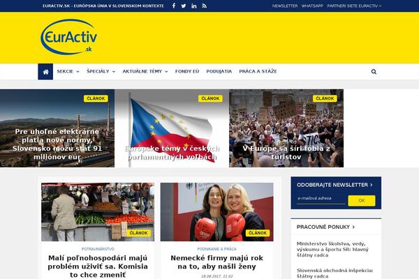 euractiv.sk site used Euractiv