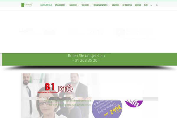 Divi theme site design template sample