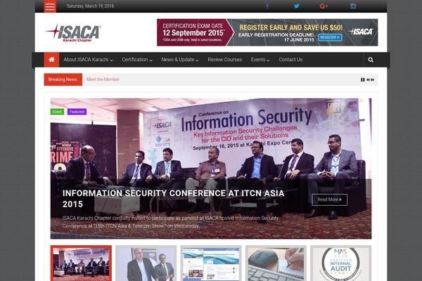 ColorNews theme site design template sample
