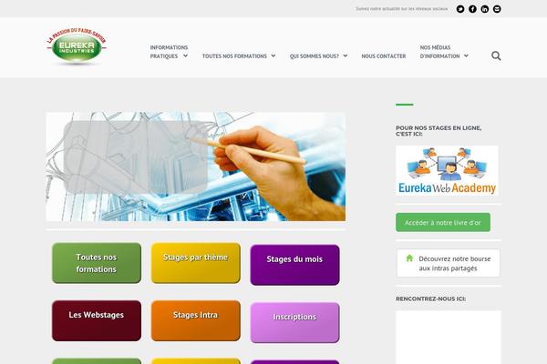 The Company theme site design template sample