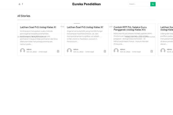 Mediumish theme site design template sample