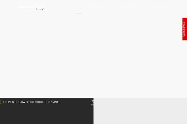 Site using WP Contact Slider plugin