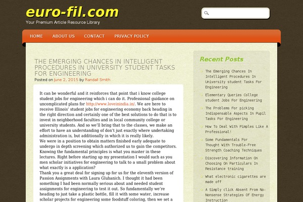 ePublishing theme site design template sample