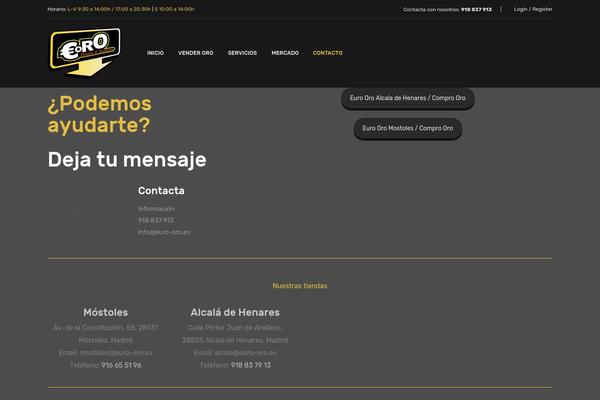 euro-oro.es site used Yozi