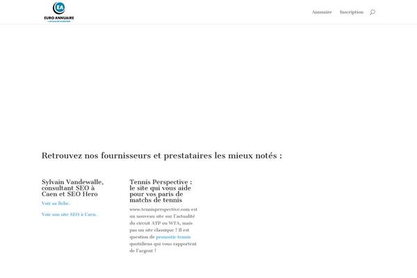 Divi-enfant theme site design template sample